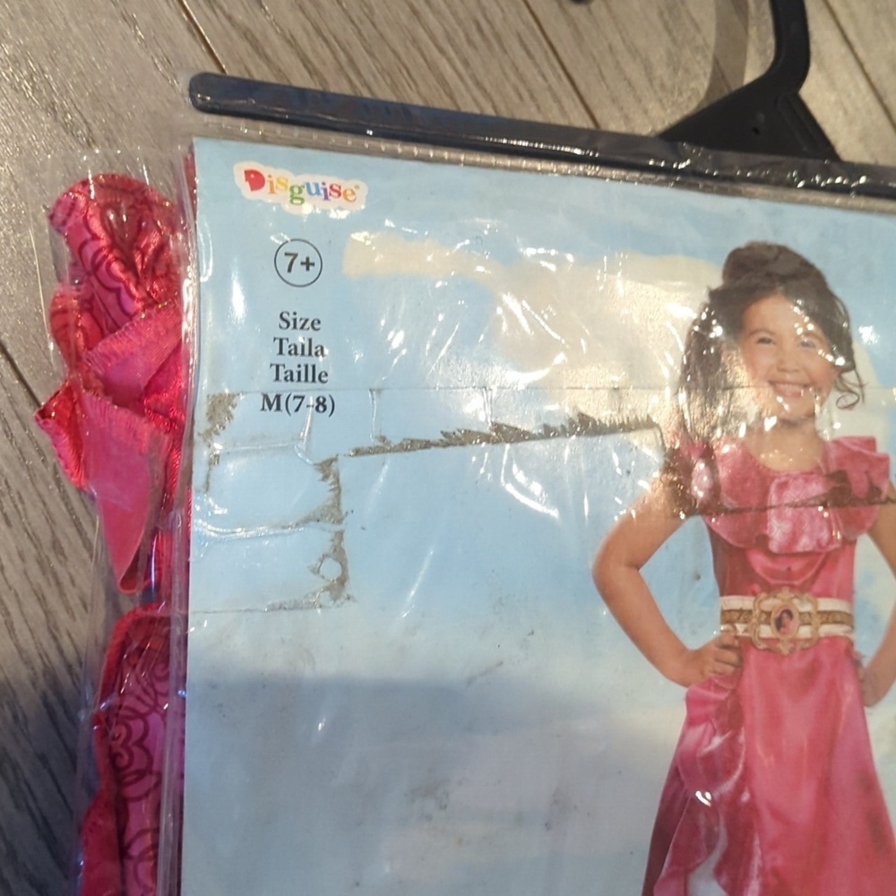 Disney Elena of Avalor Red & White Dress Halloween Costume - NWT Size M 7-8 - Picture 4 of 5